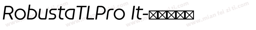 RobustaTLPro It字体转换